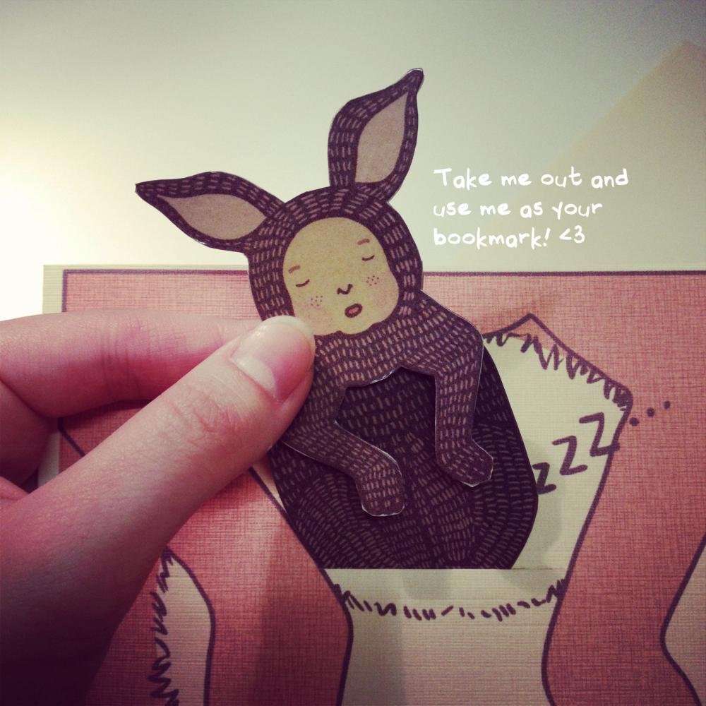Mother's Day/father's Day Grey Kangaroo Joey Card / Bookmark "i'm Thankful To Be Your Joey"